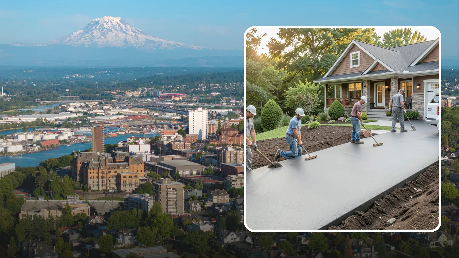Asphalt Driveway Installation in Tacoma, Pierce County, WA - Laying a durable asphalt driveway with a proper base and grading for smooth, cost-effective all-weather access.