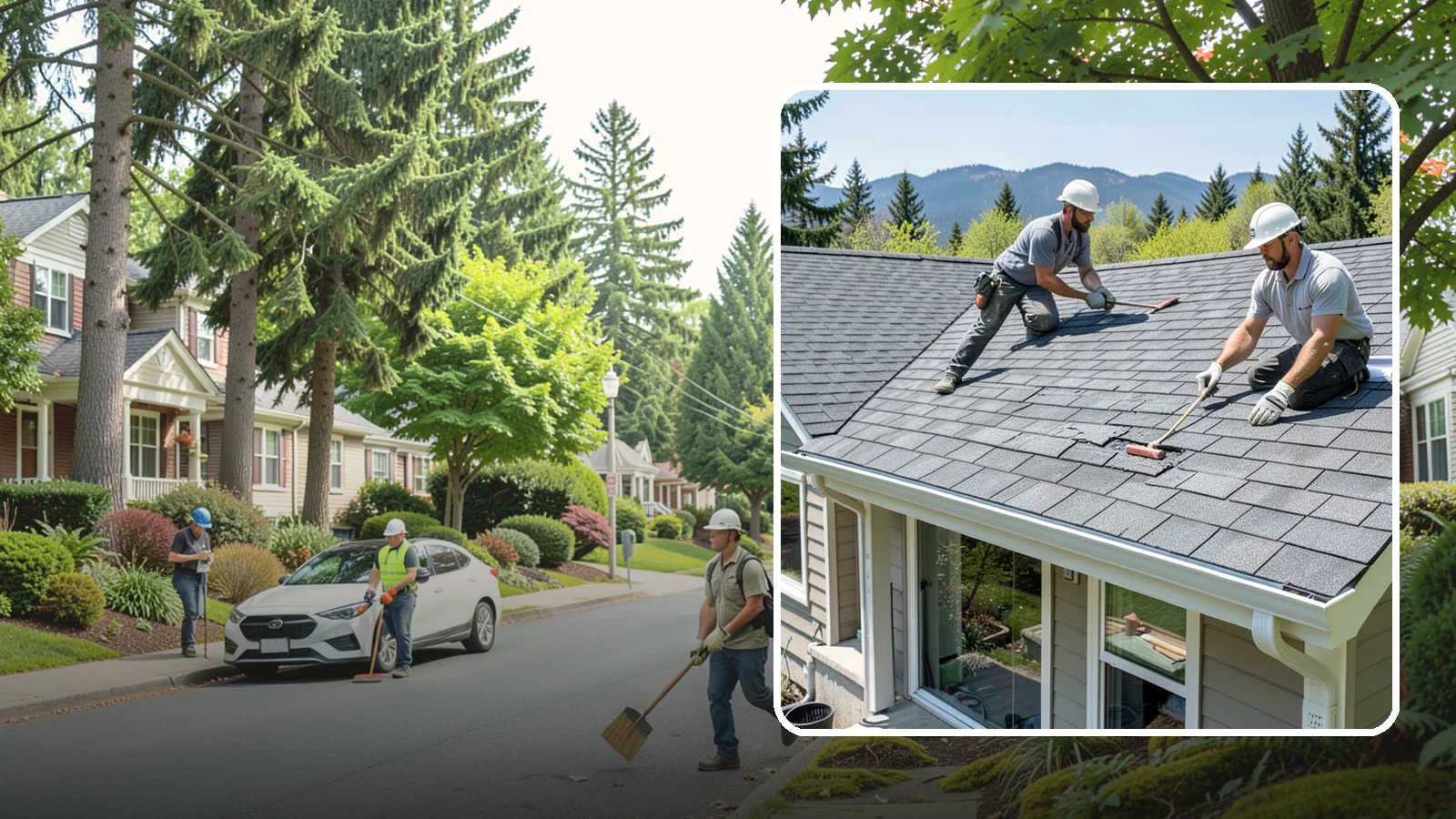Asphalt Shingle Roof Installation in Beaux Arts Village, King County, WA - Durable asphalt shingle roofing that delivers dependable, cost-effective protection for Northwest homes.