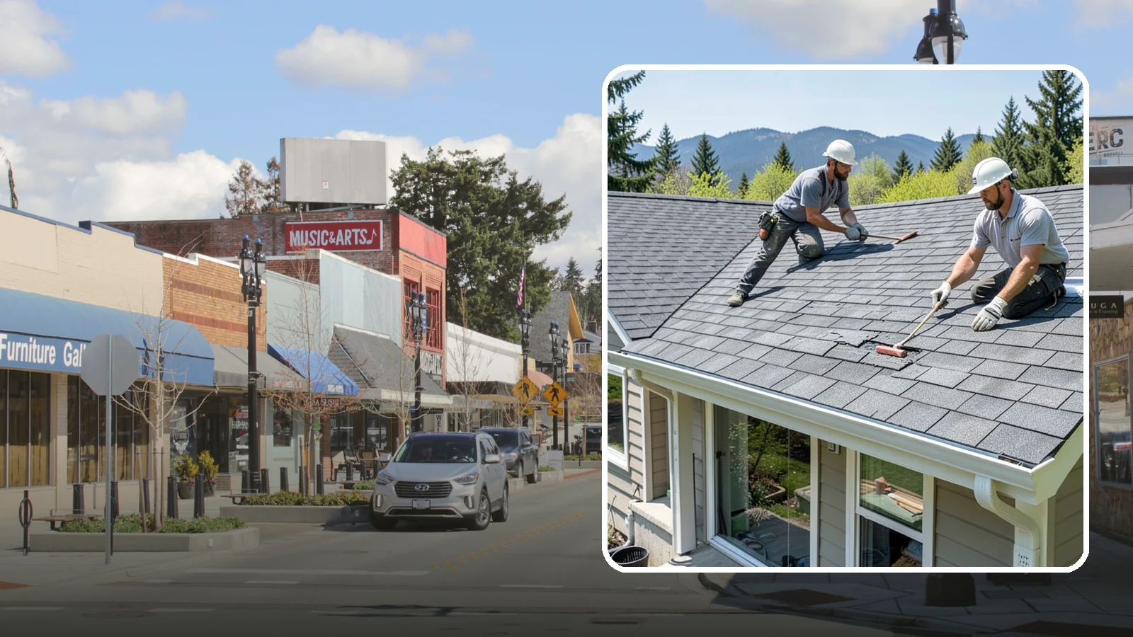Asphalt Shingle Roof Installation in Bothell, King County, WA - Durable asphalt shingle roofing that delivers dependable, cost-effective protection for Northwest homes.
