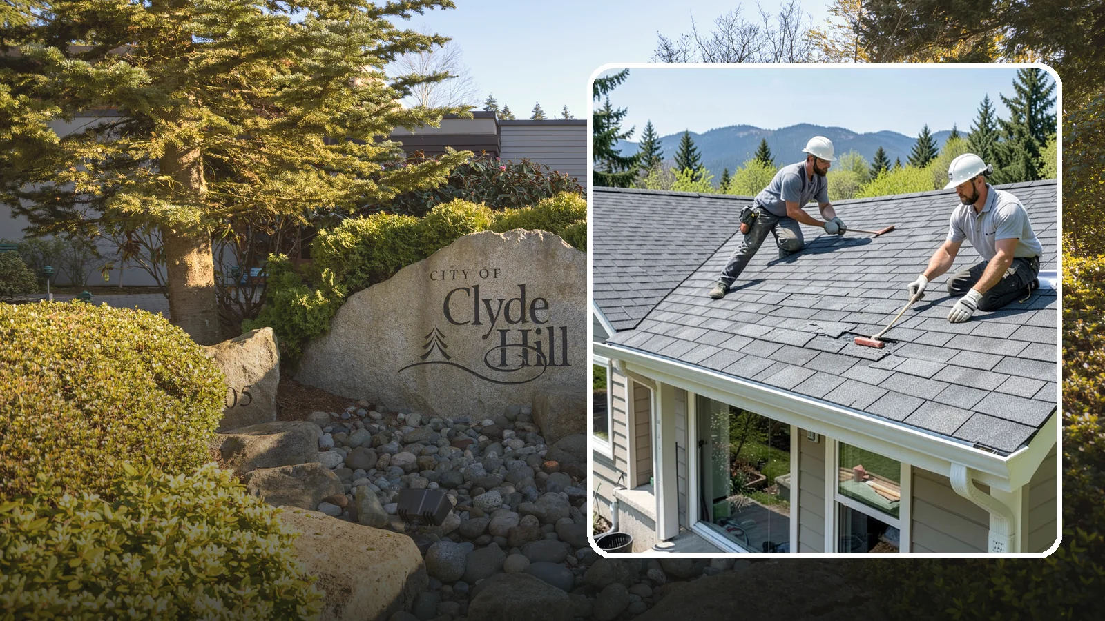 Asphalt Shingle Roof Installation in Clyde Hill, King County, WA - Durable asphalt shingle roofing that delivers dependable, cost-effective protection for Northwest homes.