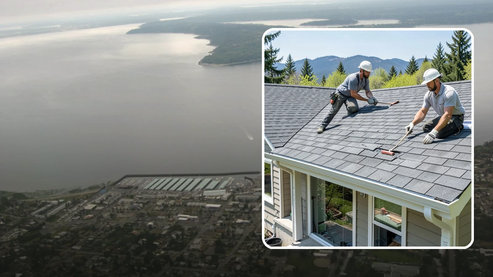 Asphalt Shingle Roof Installation in Des Moines, King County, WA - Durable asphalt shingle roofing that delivers dependable, cost-effective protection for Northwest homes.