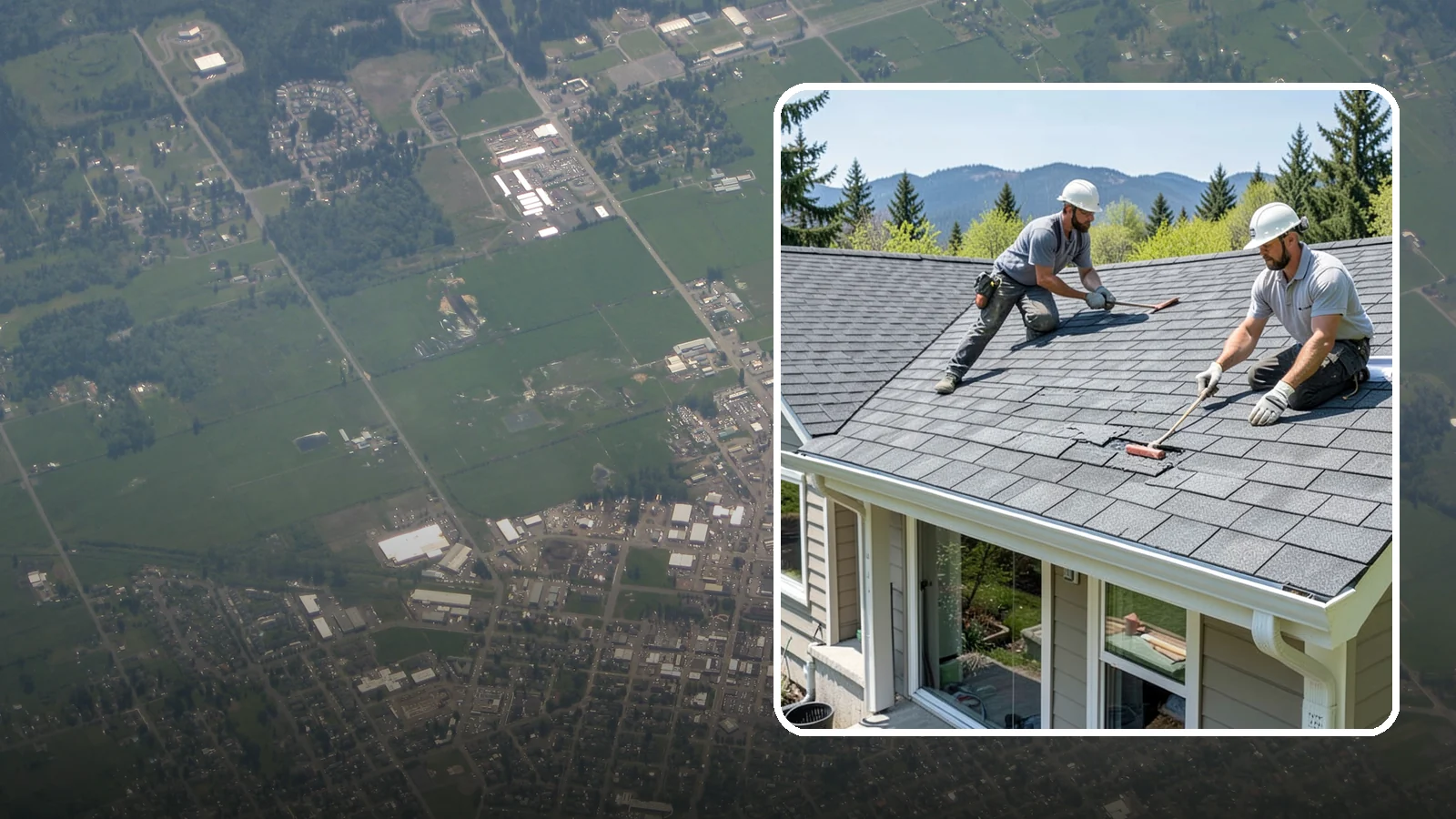 Asphalt Shingle Roof Installation in Enumclaw, King County, WA - Durable asphalt shingle roofing that delivers dependable, cost-effective protection for Northwest homes.