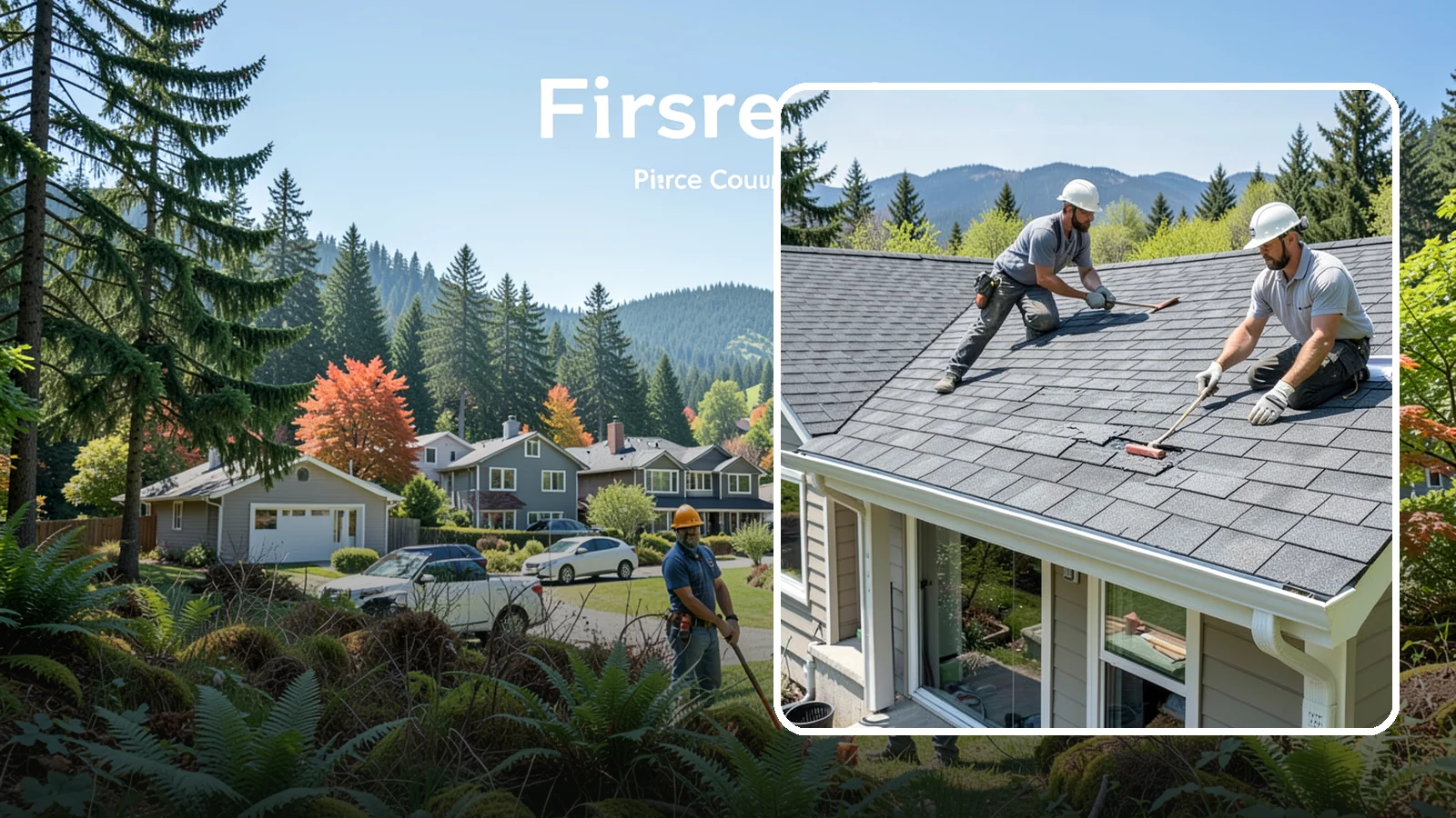 Asphalt Shingle Roof Installation in Fircrest, Pierce County, WA - Durable asphalt shingle roofing that delivers dependable, cost-effective protection for Northwest homes.
