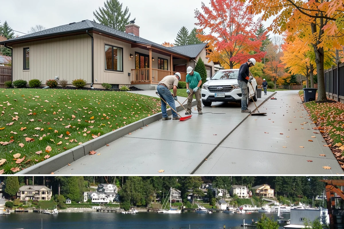 Asphalt Shingle Roof Installation in Gig Harbor, Pierce County, WA - Warm, dry summer days let shingle adhesive strips seal properly for a wind-resistant roof.