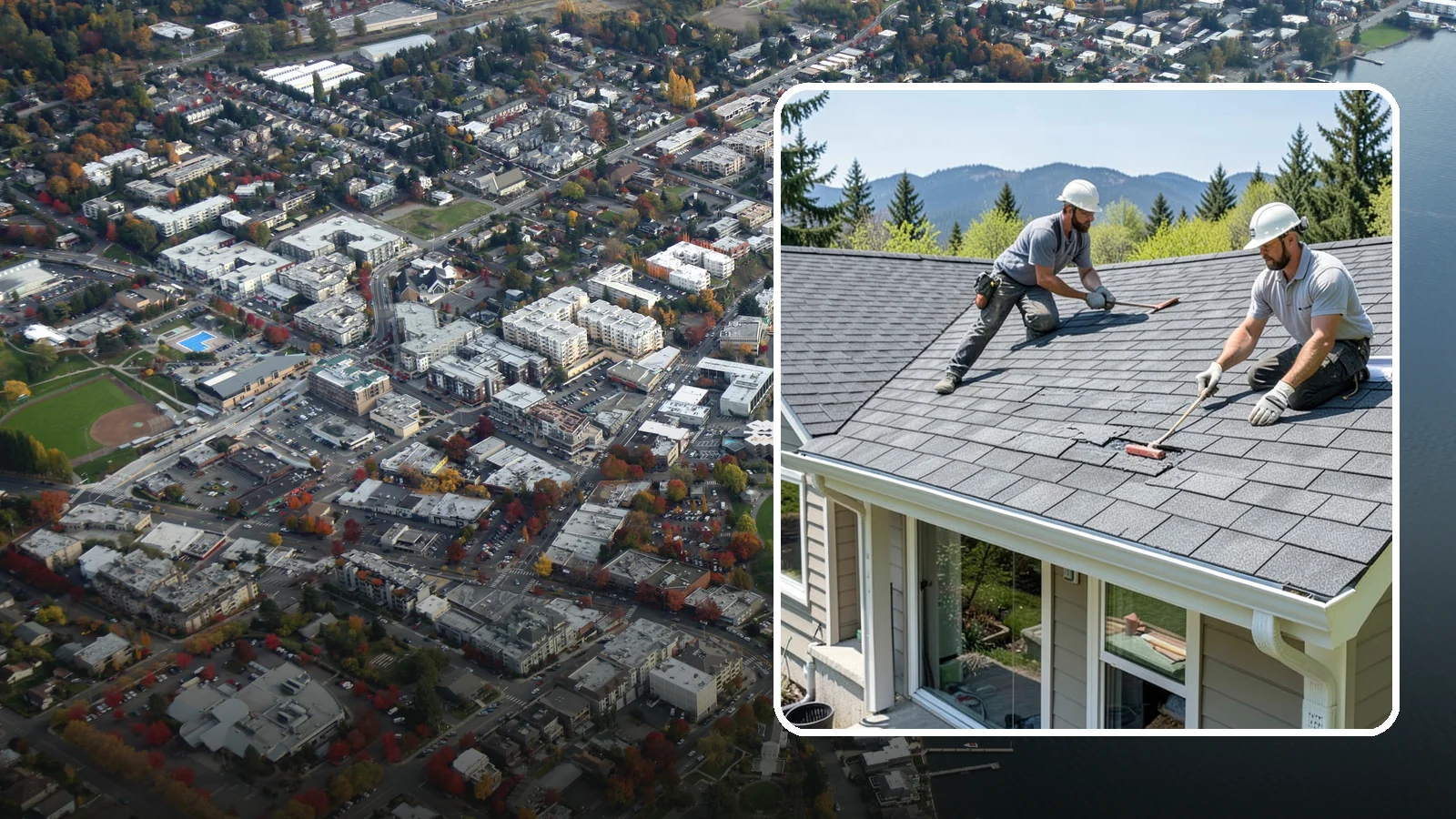 Asphalt Shingle Roof Installation in Kirkland, King County, WA - Durable asphalt shingle roofing that delivers dependable, cost-effective protection for Northwest homes.