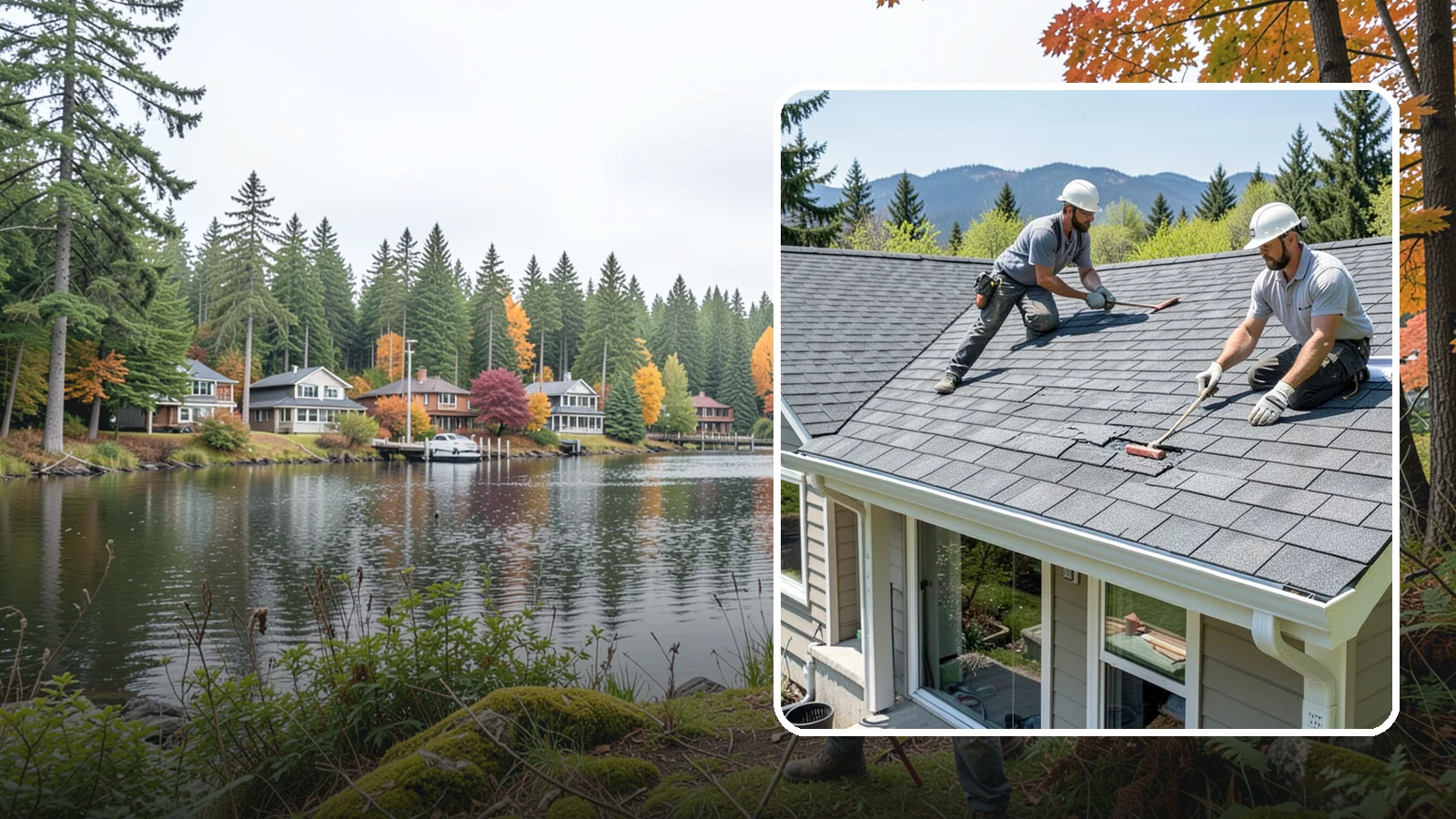 Asphalt Shingle Roof Installation in La Conner, Skagit County, WA - Durable asphalt shingle roofing that delivers dependable, cost-effective protection for Northwest homes.