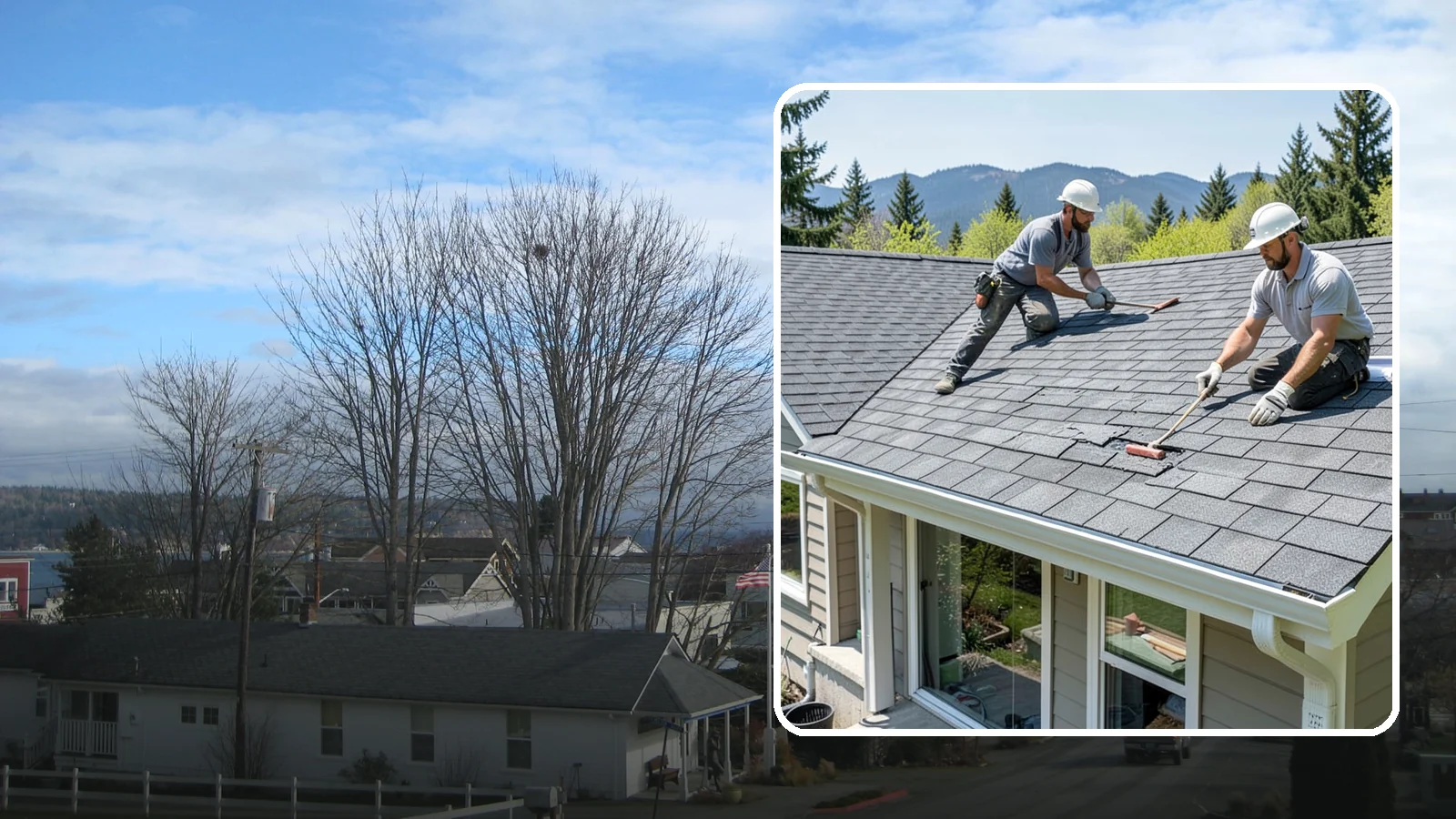Asphalt Shingle Roof Installation in Langley, Island County, WA - Durable asphalt shingle roofing that delivers dependable, cost-effective protection for Northwest homes.