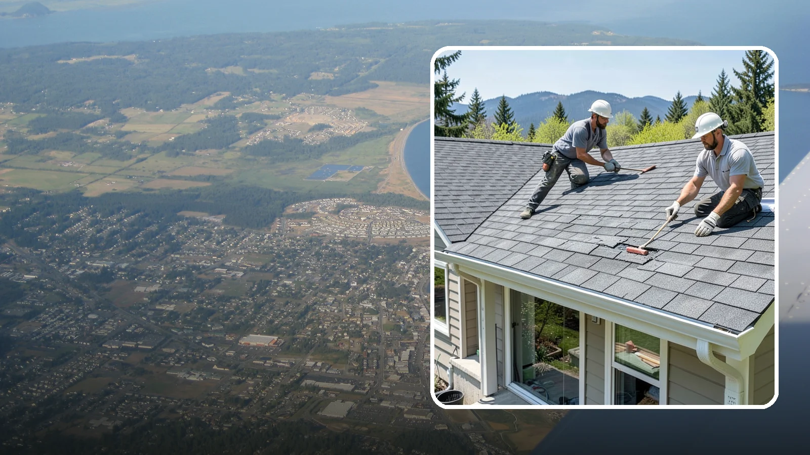 Asphalt Shingle Roof Installation in Oak Harbor, Island County, WA - Durable asphalt shingle roofing that delivers dependable, cost-effective protection for Northwest homes.