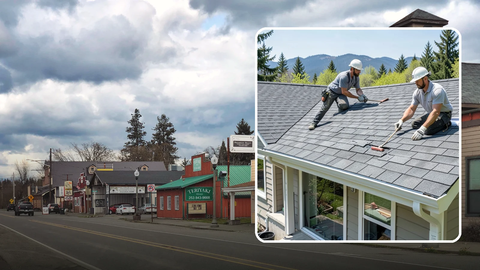 Asphalt Shingle Roof Installation in Roy, Pierce County, WA - Durable asphalt shingle roofing that delivers dependable, cost-effective protection for Northwest homes.