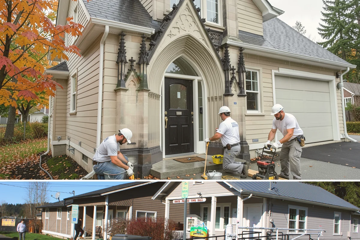 Asphalt Shingle Roof Installation in South Prairie, Pierce County, WA - Warm, dry summer days let shingle adhesive strips seal properly for a wind-resistant roof.