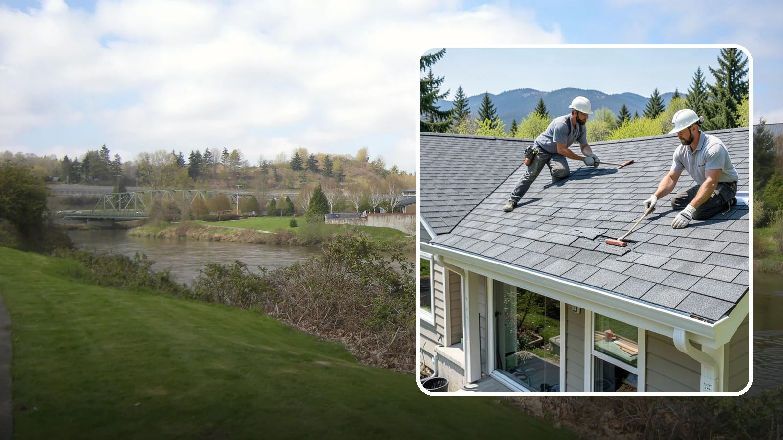 Asphalt Shingle Roof Installation in Tukwila, King County, WA - Durable asphalt shingle roofing that delivers dependable, cost-effective protection for Northwest homes.