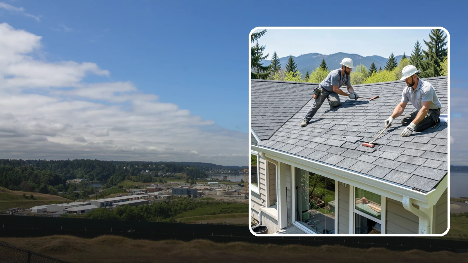 Asphalt Shingle Roof Installation in University Place, Pierce County, WA - Durable asphalt shingle roofing that delivers dependable, cost-effective protection for Northwest homes.