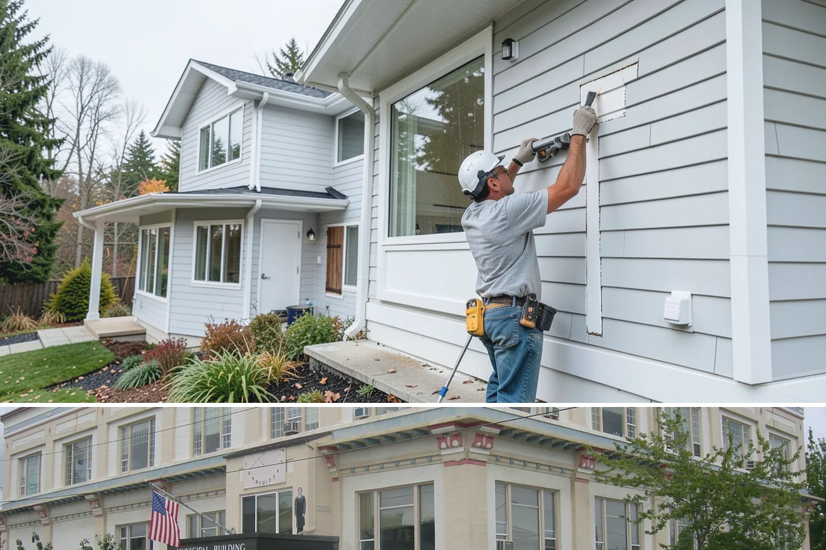 Attached ADU Construction in Anacortes, Skagit County, WA - Attached ADU work involves some exterior tie-in, so scheduling the connection during drier weather keeps the existing home...