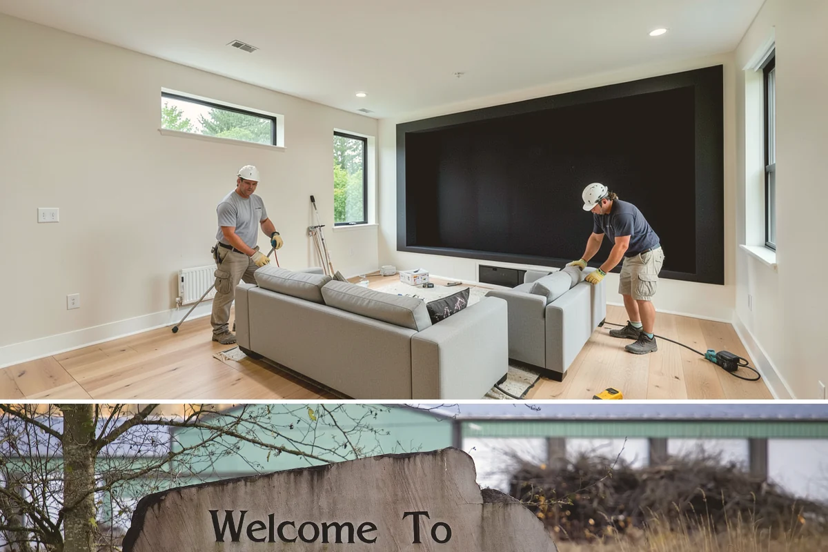 Attached ADU Construction in Buckley, Pierce County, WA - Attached ADU work involves some exterior tie-in, so scheduling the connection during drier weather keeps the existing home...