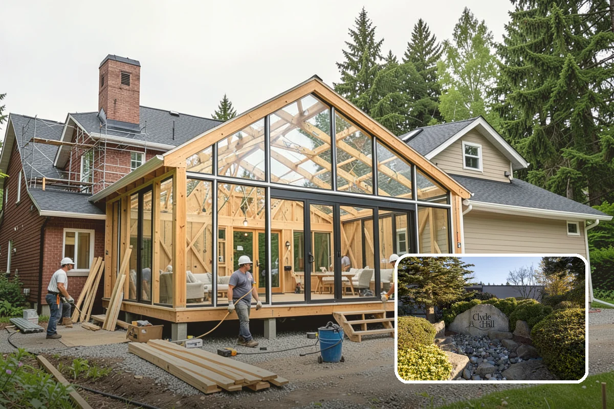 Attached ADU Construction in Clyde Hill, King County, WA - Efficient use of your existing structure