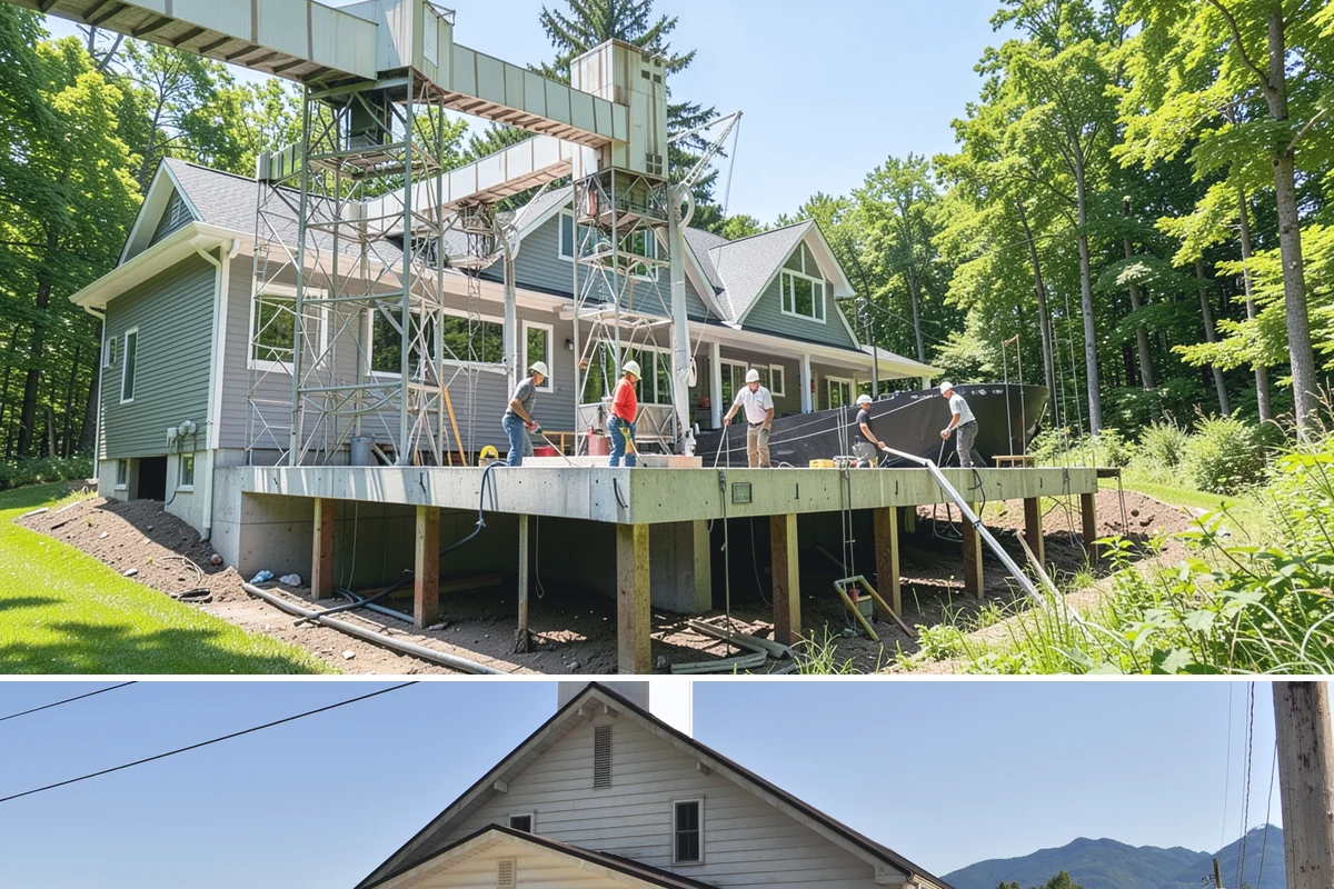 Attached ADU Construction in Concrete, Skagit County, WA - Attached ADU work involves some exterior tie-in, so scheduling the connection during drier weather keeps the existing home...