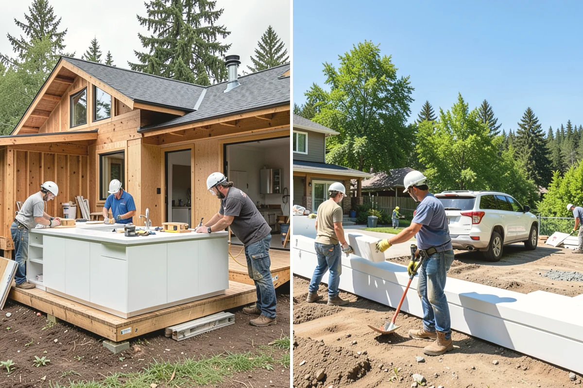 Attached ADU Construction in Covington, King County, WA - We evaluate where the attached unit can connect