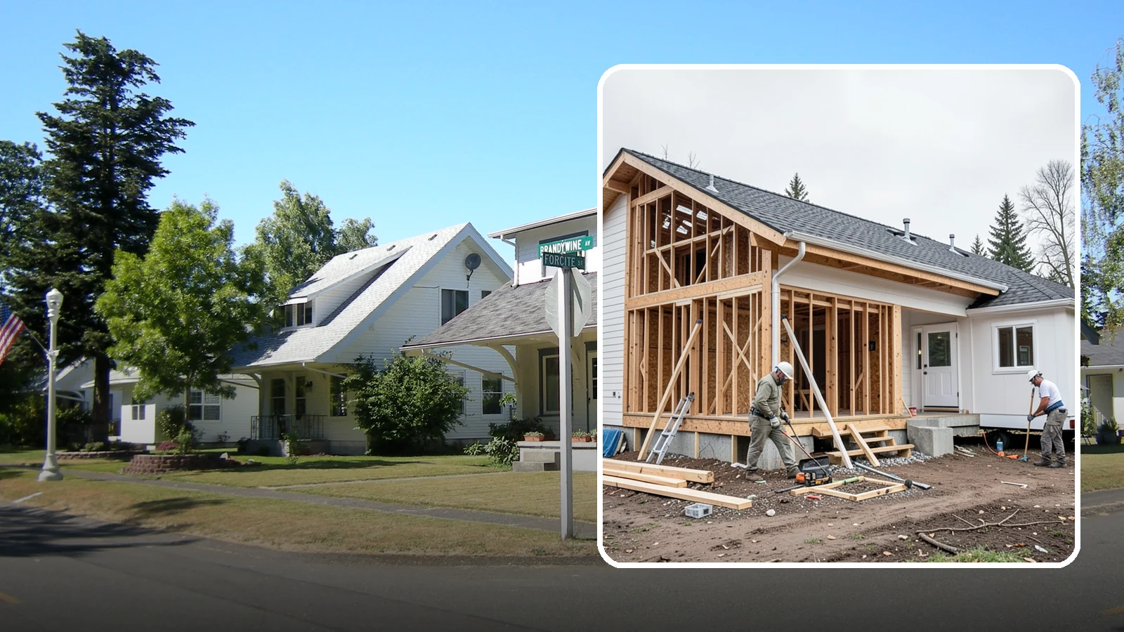 Attached ADU Construction in DuPont, Pierce County, WA - Attached ADU construction that adds a connected living unit to your existing Western Washington home.