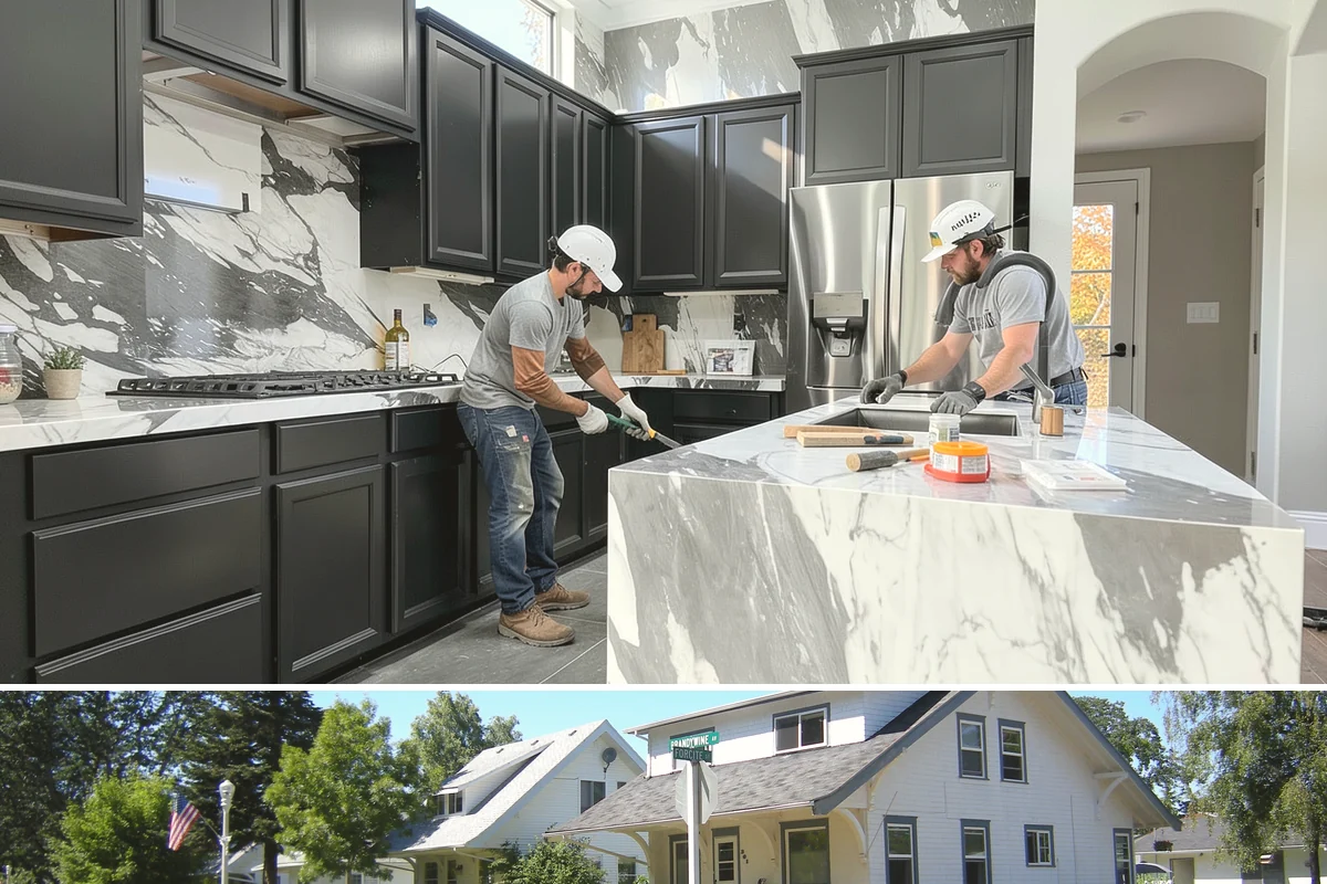 Attached ADU Construction in DuPont, Pierce County, WA - Attached ADU work involves some exterior tie-in, so scheduling the connection during drier weather keeps the existing home...