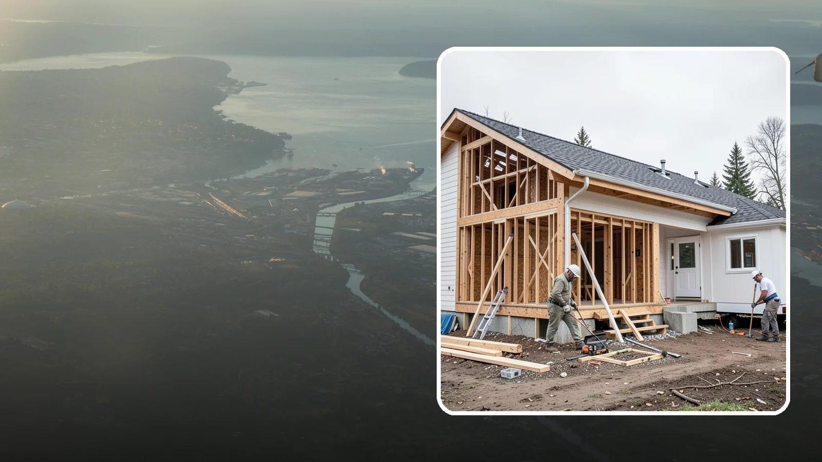 Attached ADU Construction in Fife, Pierce County, WA - Attached ADU construction that adds a connected living unit to your existing Western Washington home.