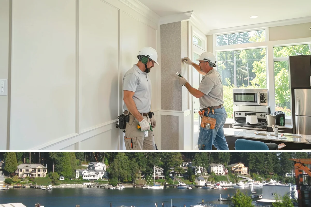 Attached ADU Construction in Gig Harbor, Pierce County, WA - Attached ADU work involves some exterior tie-in, so scheduling the connection during drier weather keeps the existing home...