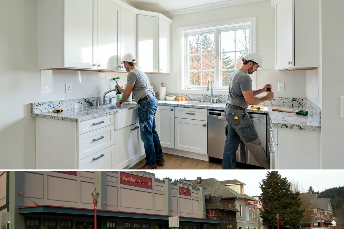 Attached ADU Construction in Issaquah, King County, WA - Attached ADU work involves some exterior tie-in, so scheduling the connection during drier weather keeps the existing home...