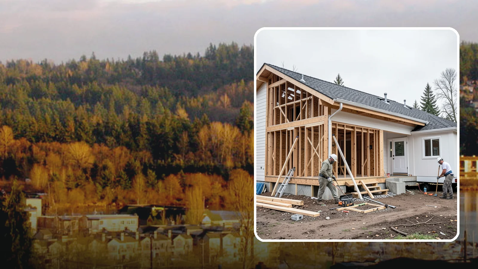 Attached ADU Construction in Kenmore, King County, WA - Attached ADU construction that adds a connected living unit to your existing Western Washington home.