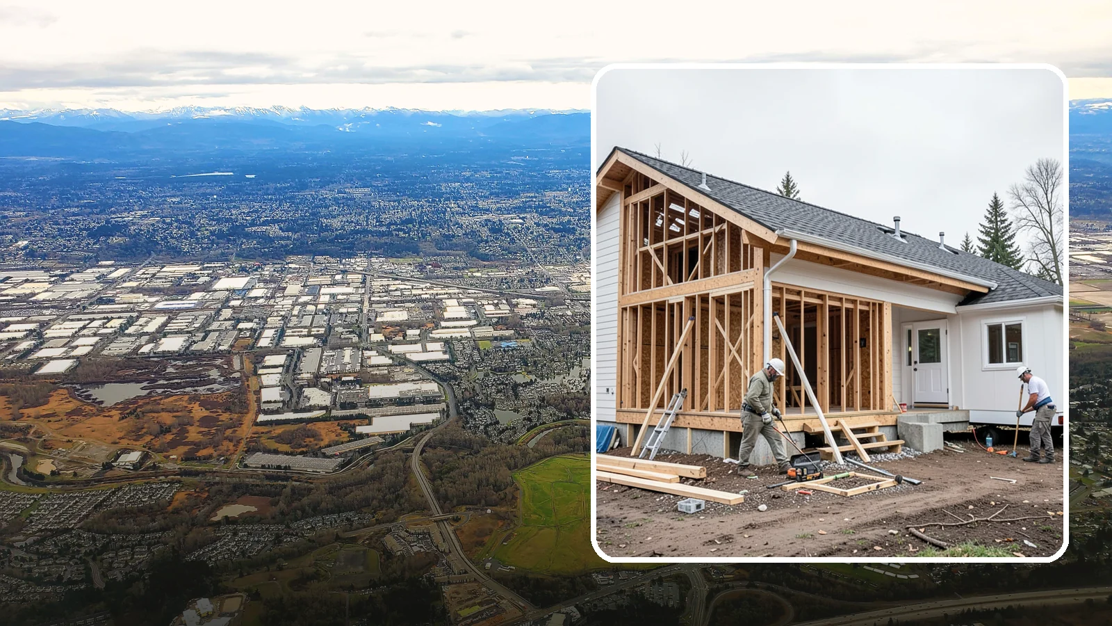 Attached ADU Construction in Kent, King County, WA - Attached ADU construction that adds a connected living unit to your existing Western Washington home.