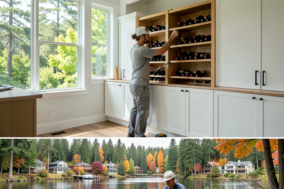 Attached ADU Construction in La Conner, Skagit County, WA - Attached ADU work involves some exterior tie-in, so scheduling the connection during drier weather keeps the existing home...