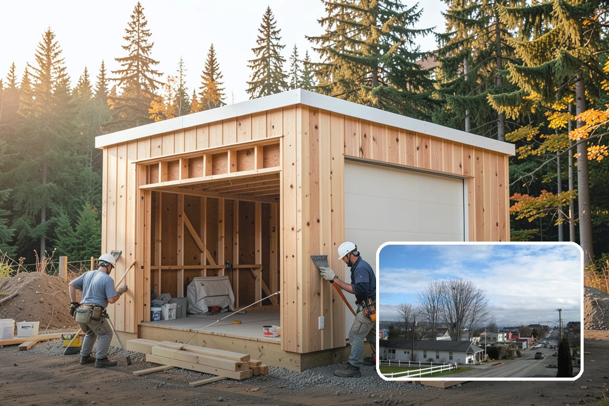 Attached ADU Construction in Langley, Island County, WA - Efficient use of your existing structure