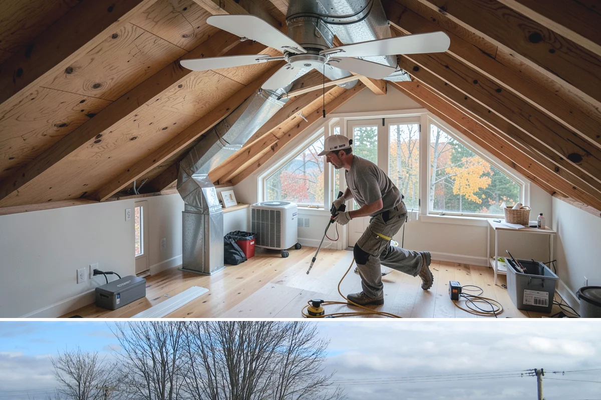 Attached ADU Construction in Langley, Island County, WA - Attached ADU work involves some exterior tie-in, so scheduling the connection during drier weather keeps the existing home...