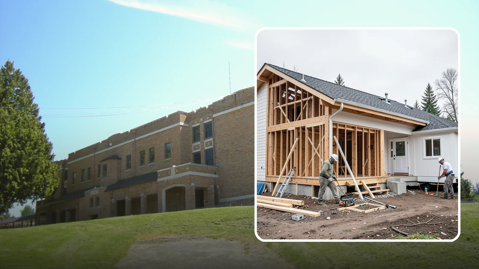 Attached ADU Construction in Maple Valley, King County, WA - Attached ADU construction that adds a connected living unit to your existing Western Washington home.