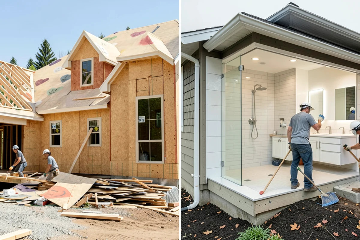 Attached ADU Construction in Maple Valley, King County, WA - We evaluate where the attached unit can connect