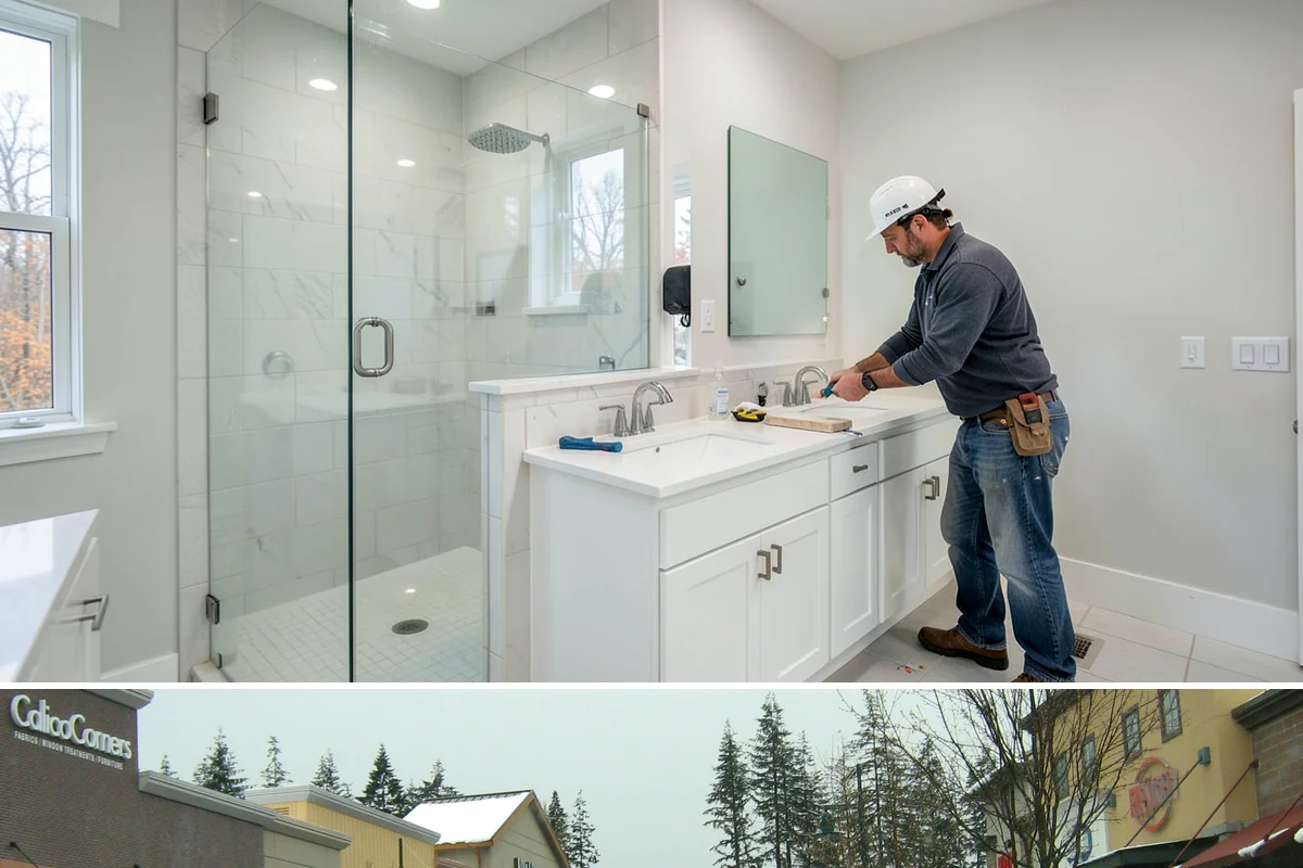 Attached ADU Construction in Mill Creek, Snohomish County, WA - Attached ADU work involves some exterior tie-in, so scheduling the connection during drier weather keeps the existing home...
