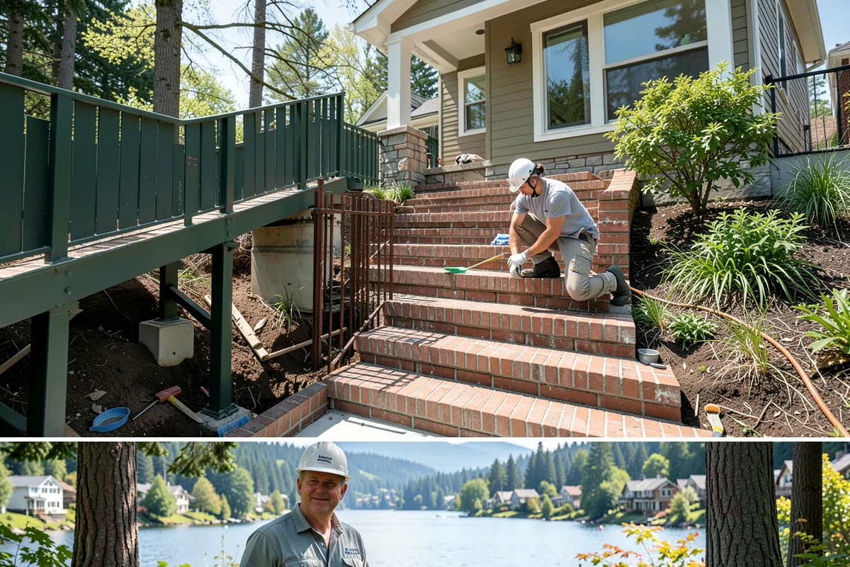 Attached ADU Construction in Milton, King County, WA - Attached ADU work involves some exterior tie-in, so scheduling the connection during drier weather keeps the existing home...
