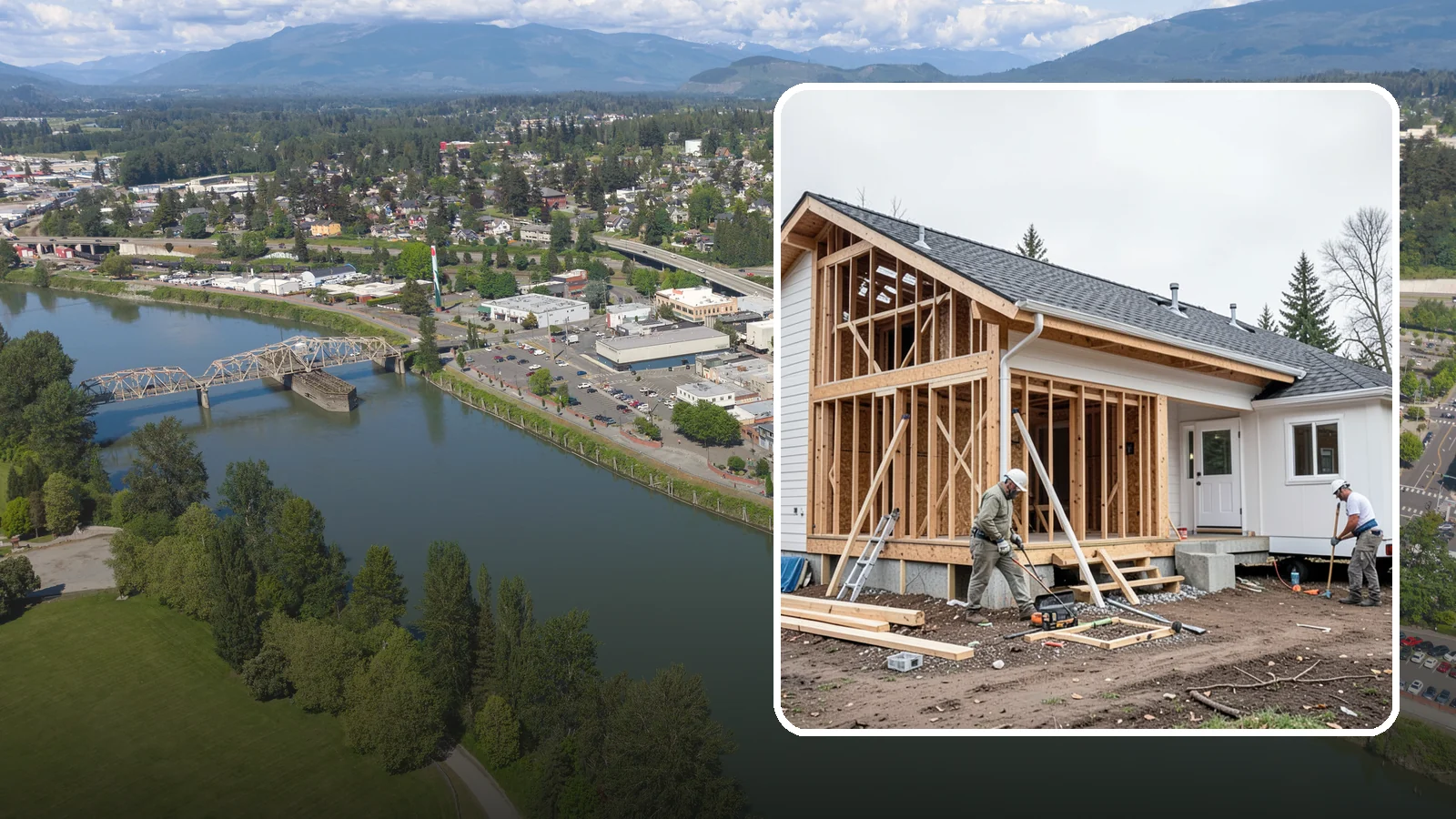 Attached ADU Construction in Mount Vernon, Skagit County, WA - Attached ADU construction that adds a connected living unit to your existing Western Washington home.