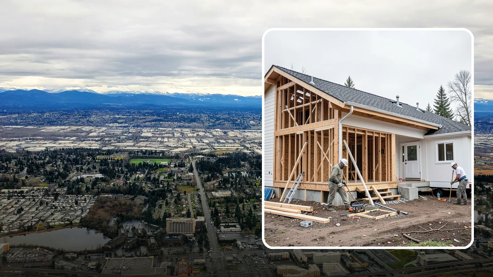Attached ADU Construction in SeaTac, King County, WA - Attached ADU construction that adds a connected living unit to your existing Western Washington home.