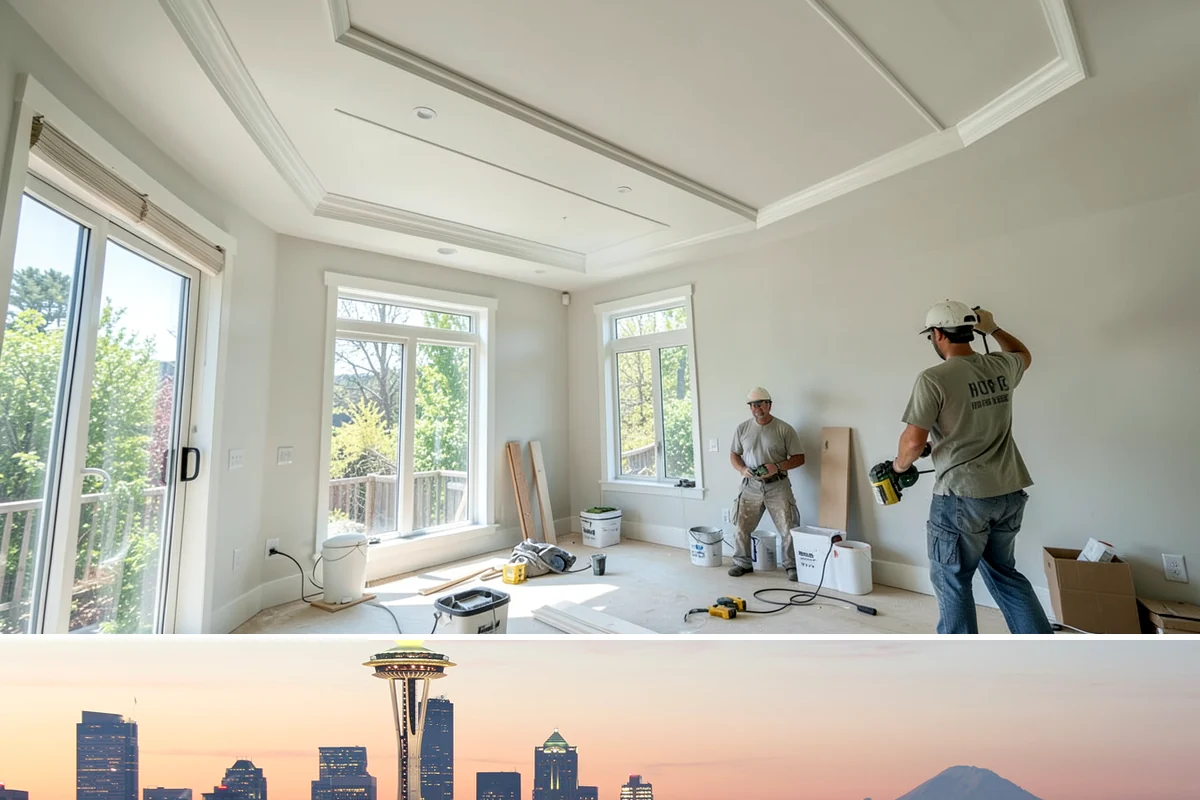 Attached ADU Construction in Seattle, King County, WA - Attached ADU work involves some exterior tie-in, so scheduling the connection during drier weather keeps the existing home...
