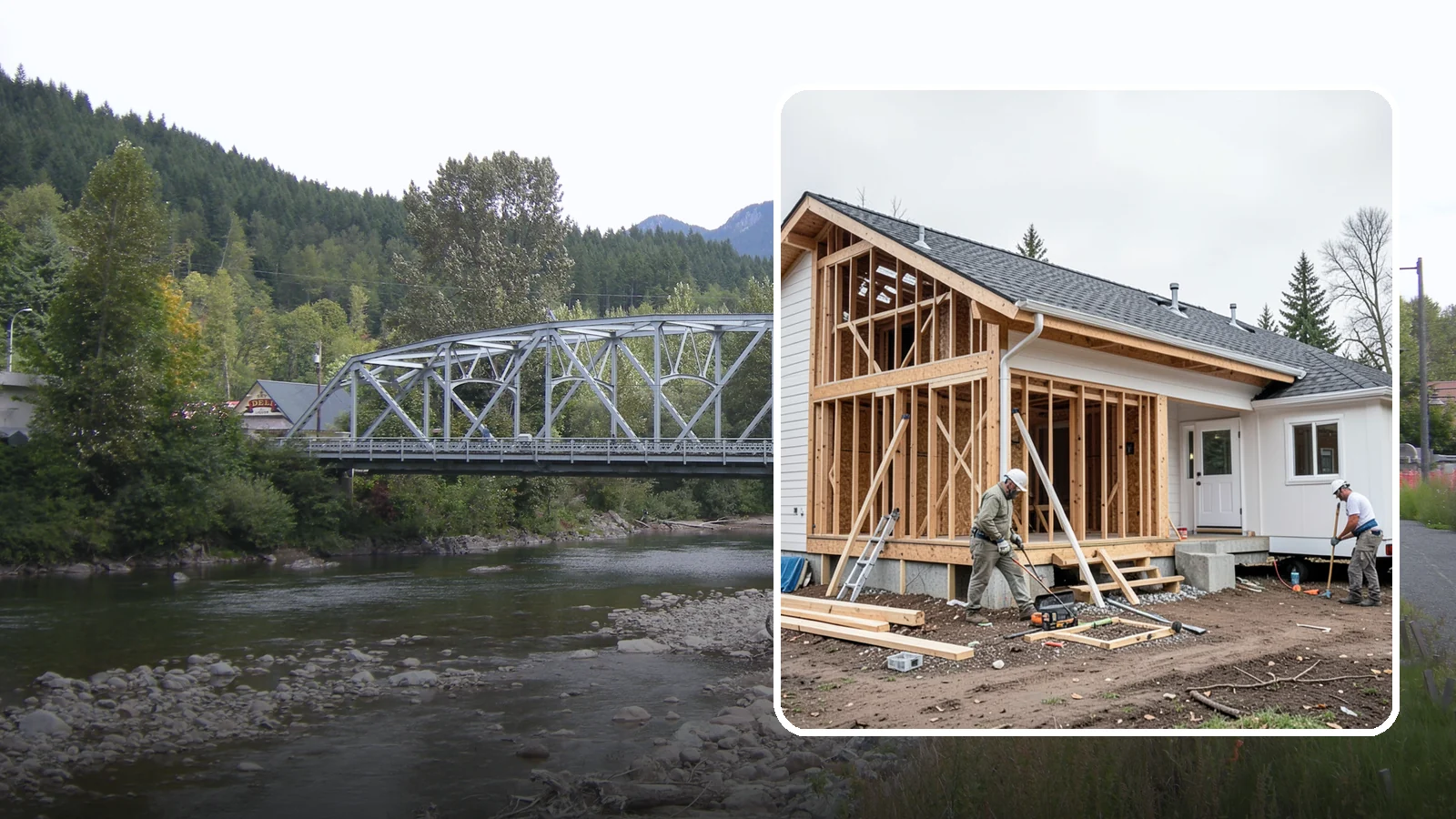 Attached ADU Construction in Skykomish, King County, WA - Attached ADU construction that adds a connected living unit to your existing Western Washington home.