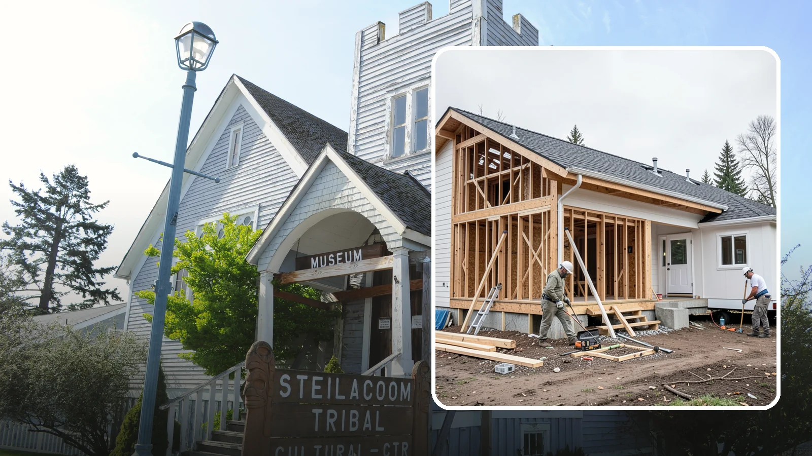 Attached ADU Construction in Steilacoom, Pierce County, WA - Attached ADU construction that adds a connected living unit to your existing Western Washington home.