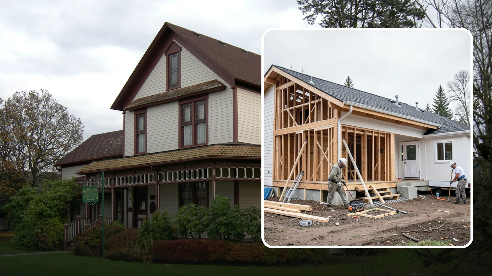 Attached ADU Construction in Sumner, Pierce County, WA - Attached ADU construction that adds a connected living unit to your existing Western Washington home.
