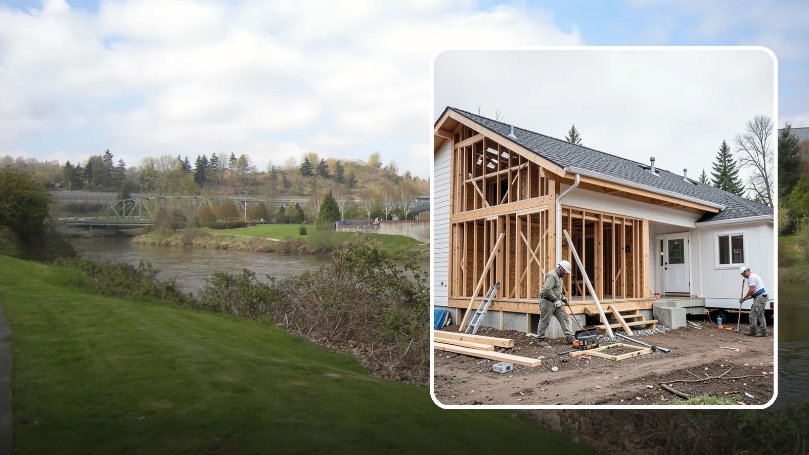 Attached ADU Construction in Tukwila, King County, WA - Attached ADU construction that adds a connected living unit to your existing Western Washington home.