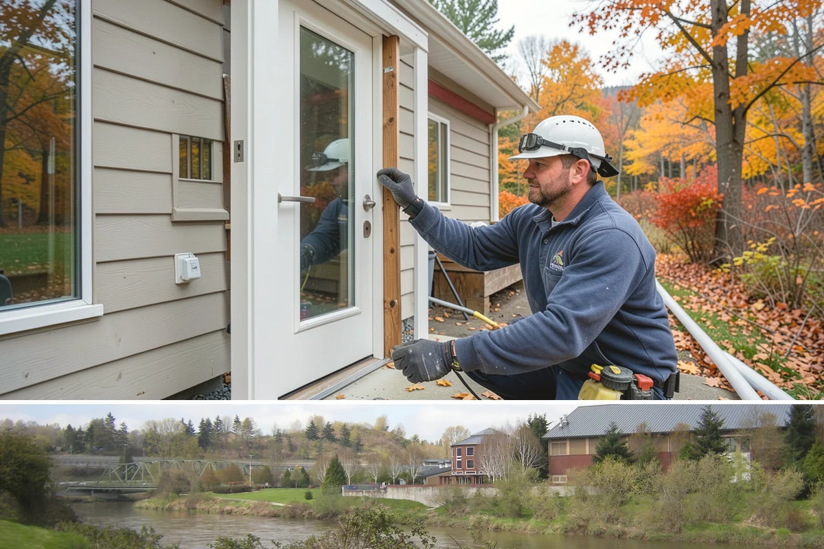 Attached ADU Construction in Tukwila, King County, WA - Attached ADU work involves some exterior tie-in, so scheduling the connection during drier weather keeps the existing home...