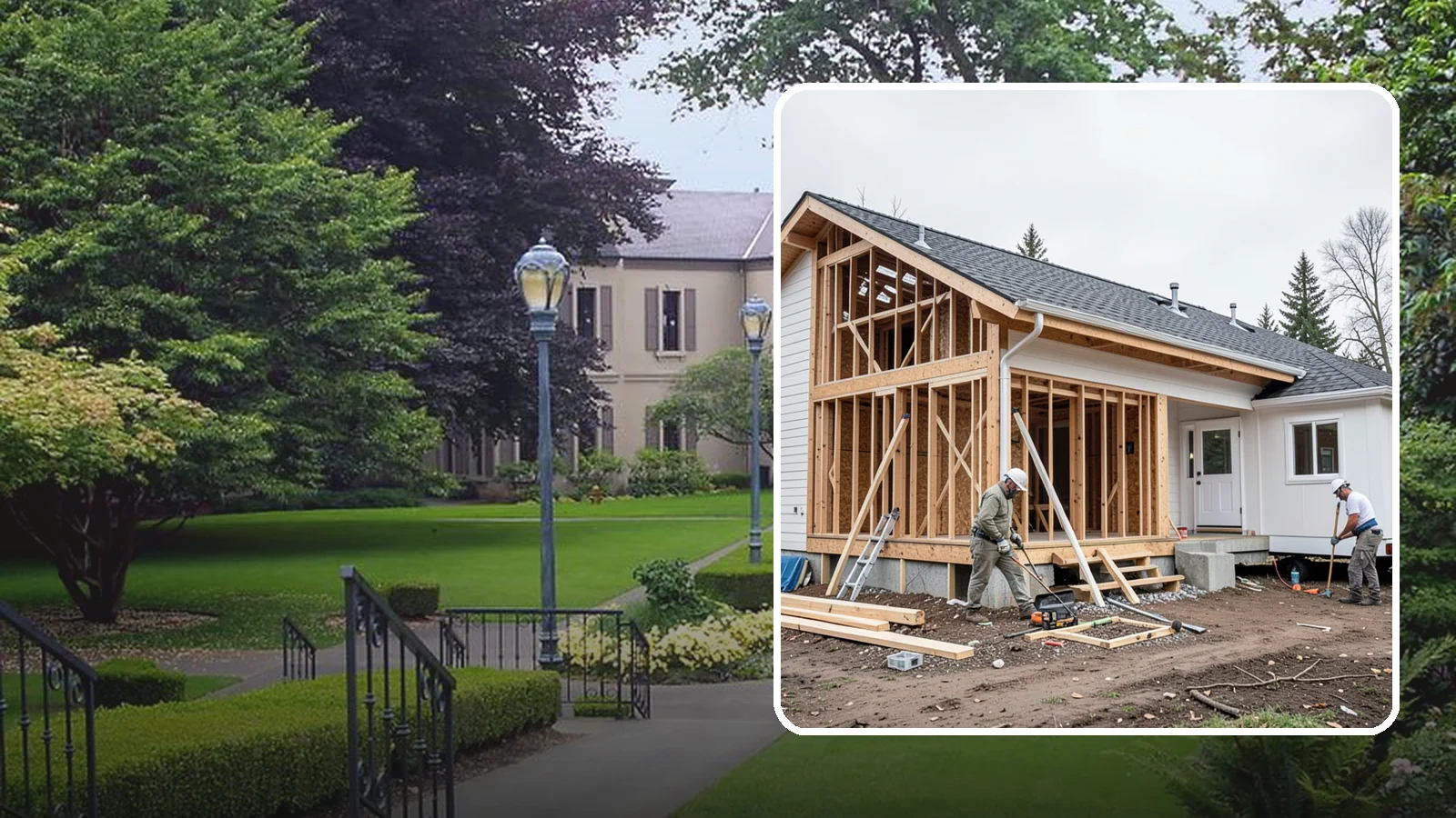 Attached ADU Construction in Woodinville, King County, WA - Attached ADU construction that adds a connected living unit to your existing Western Washington home.