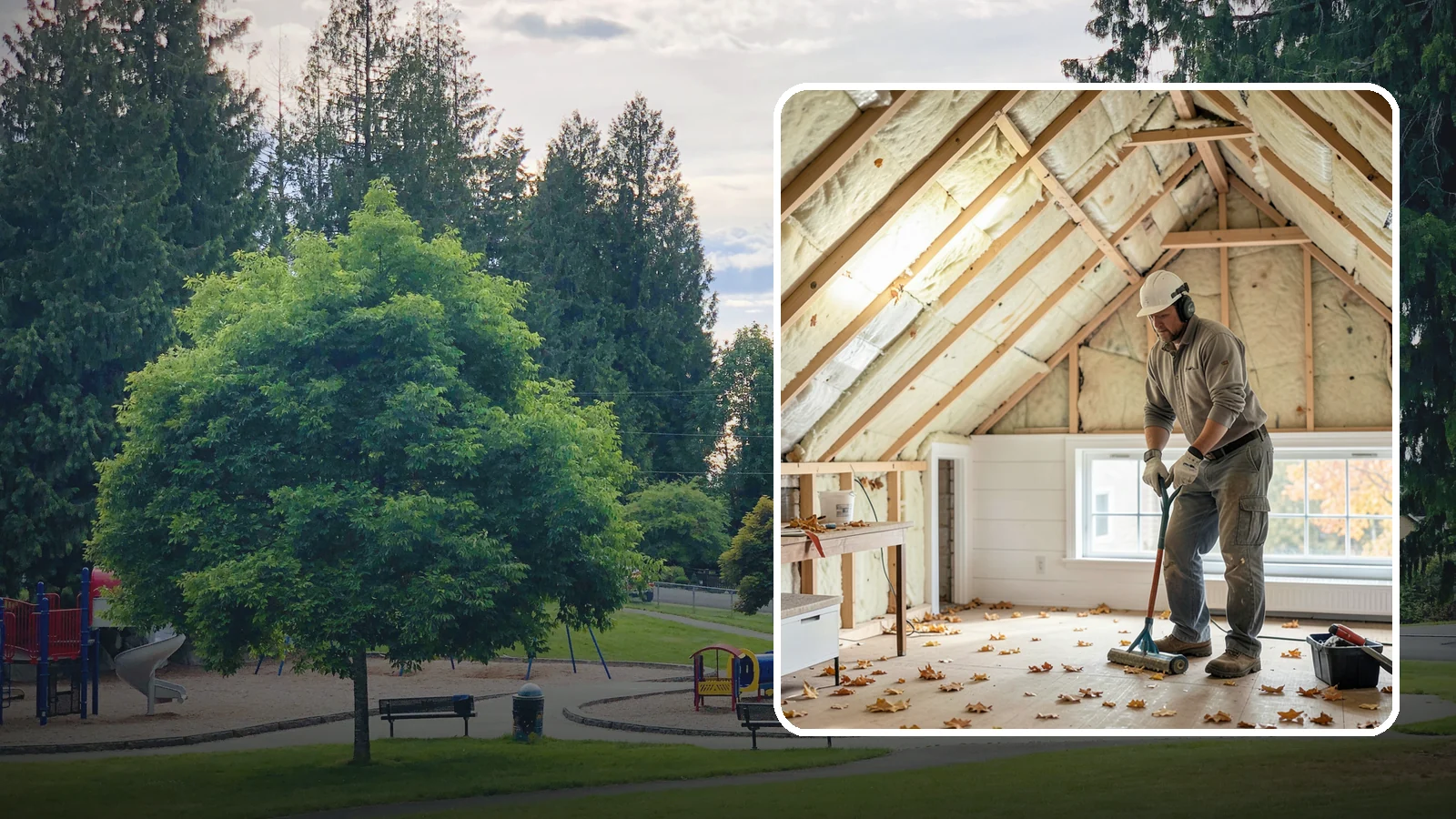 Attic Air Sealing in Bonney Lake, Pierce County, WA - We seal attic air leaks that let warm, moist indoor air escape and undermine your insulation.