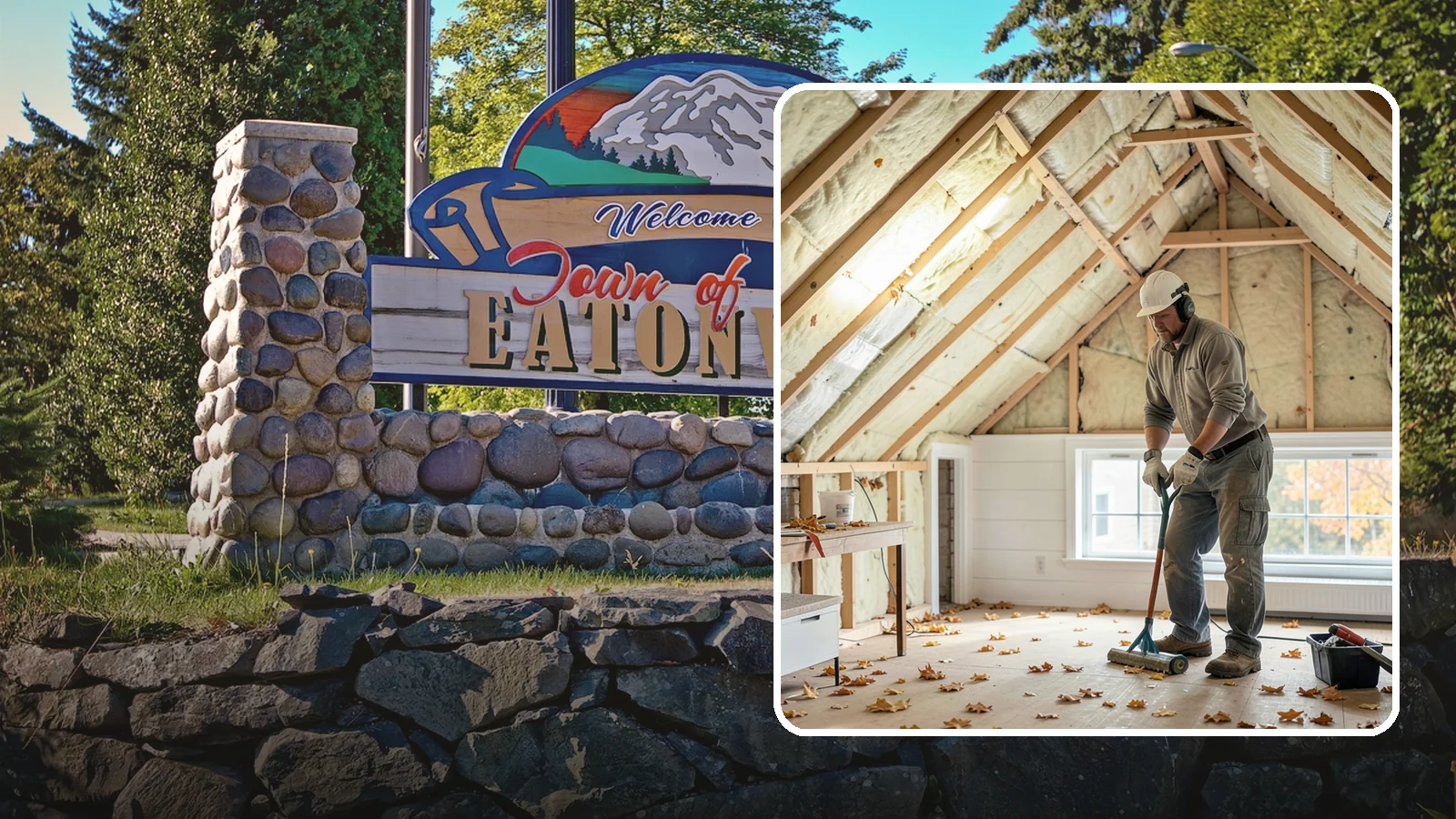 Attic Air Sealing in Eatonville, Pierce County, WA - We seal attic air leaks that let warm, moist indoor air escape and undermine your insulation.