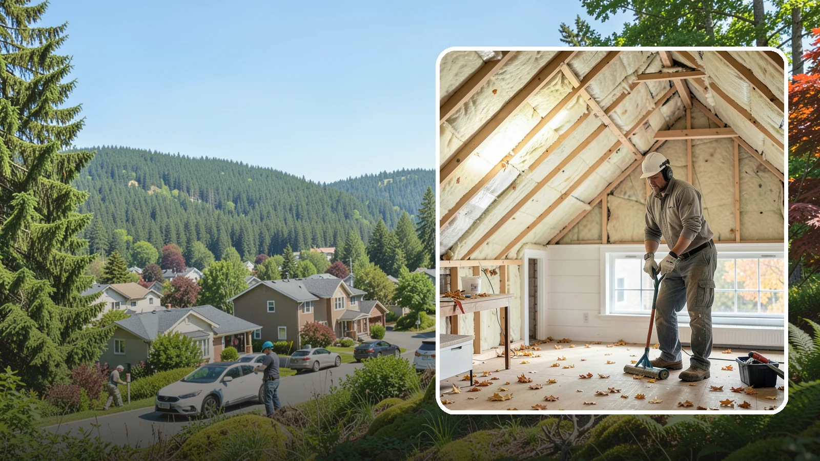 Attic Air Sealing in Index, Snohomish County, WA - We seal attic air leaks that let warm, moist indoor air escape and undermine your insulation.