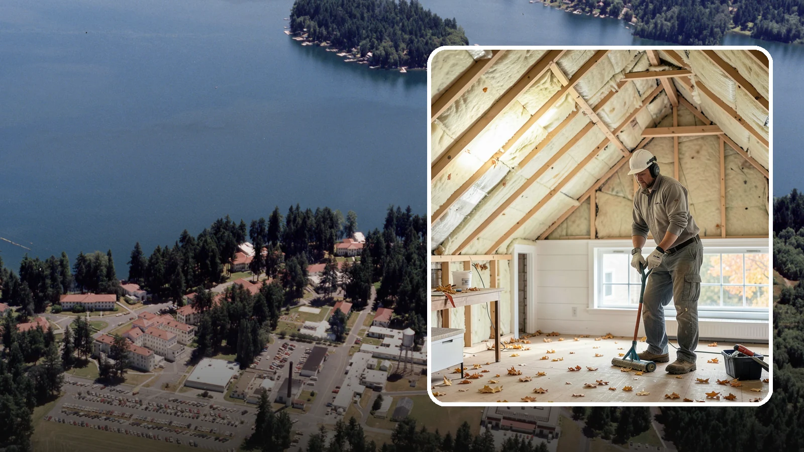 Attic Air Sealing in Lakewood, Pierce County, WA - We seal attic air leaks that let warm, moist indoor air escape and undermine your insulation.