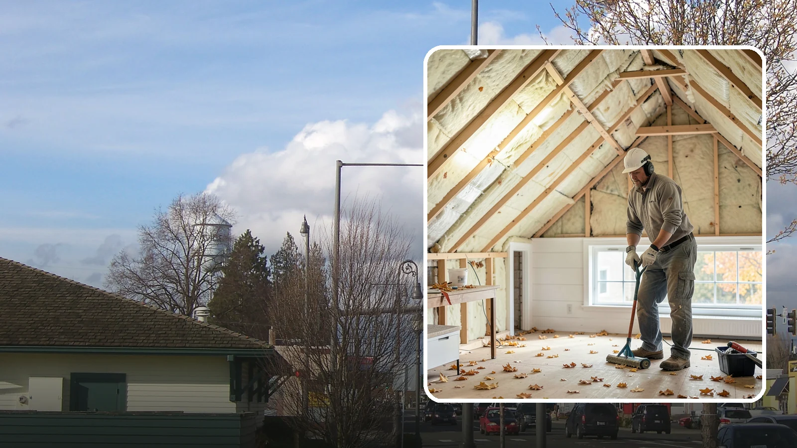 Attic Air Sealing in Marysville, Snohomish County, WA - We seal attic air leaks that let warm, moist indoor air escape and undermine your insulation.