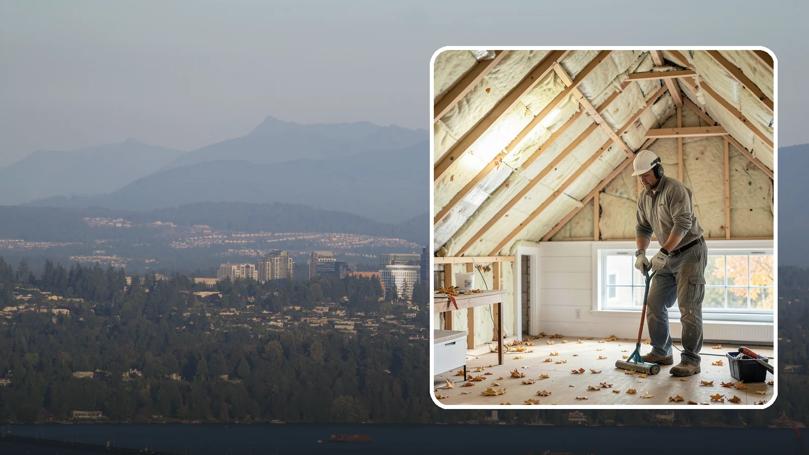 Attic Air Sealing in Medina, King County, WA - We seal attic air leaks that let warm, moist indoor air escape and undermine your insulation.